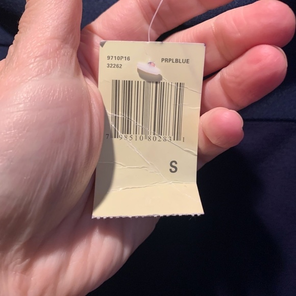 Max Studio Wide Waistband Pencil Skirt in Navy Small NWT - Picture 5 of 6